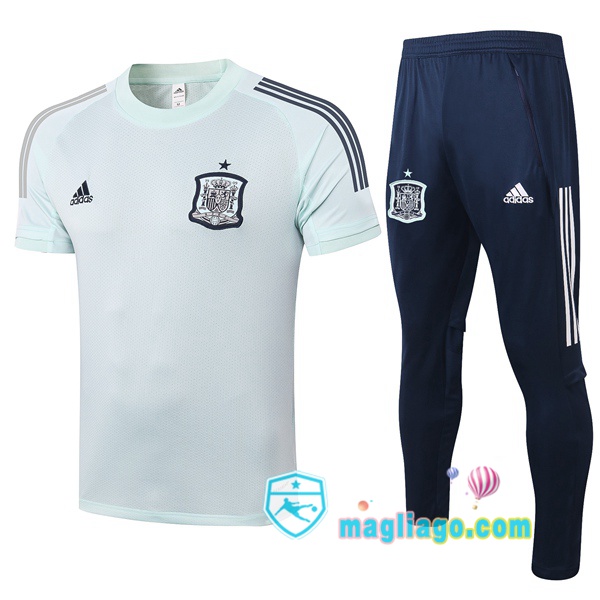 Magliago - Passione Maglie Thai Affidabili Basso Costo Online Shop | Maglie Allenamento Spagna + Pantaloni Verde 2020/2021