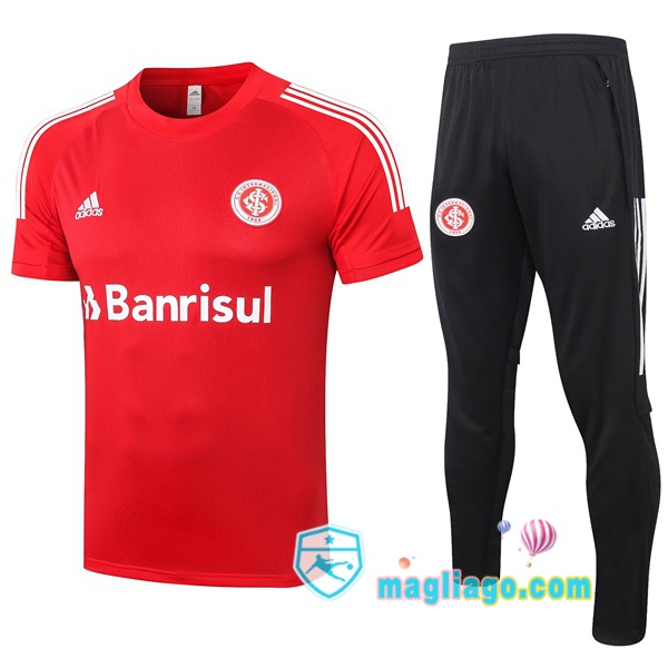 Magliago - Passione Maglie Thai Affidabili Basso Costo Online Shop | Maglie Allenamento SC Internacional + Pantaloni Rosso 2020/2021