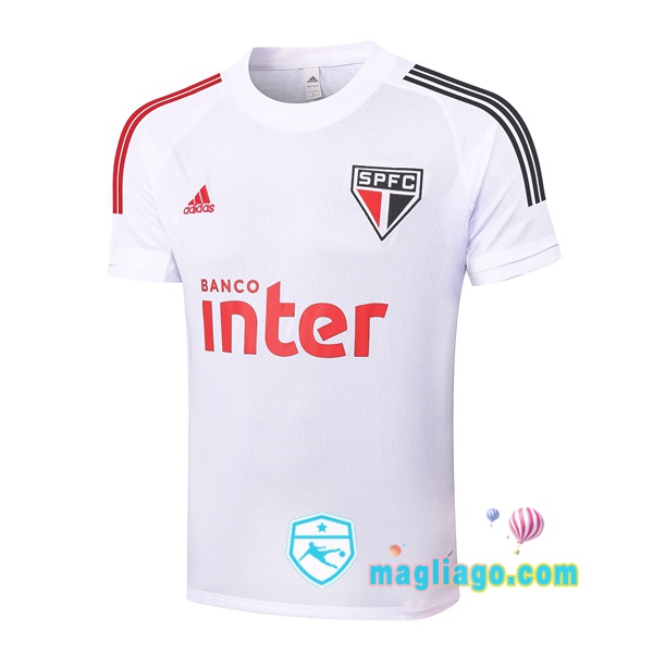 Magliago - Passione Maglie Thai Affidabili Basso Costo Online Shop | Maglie Allenamento Sao Paulo FC Bianco 2020/2021