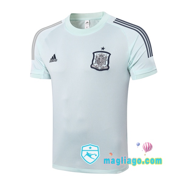 Magliago - Passione Maglie Thai Affidabili Basso Costo Online Shop | Maglie Allenamento Spagna Verde Chiaro 2020/2021