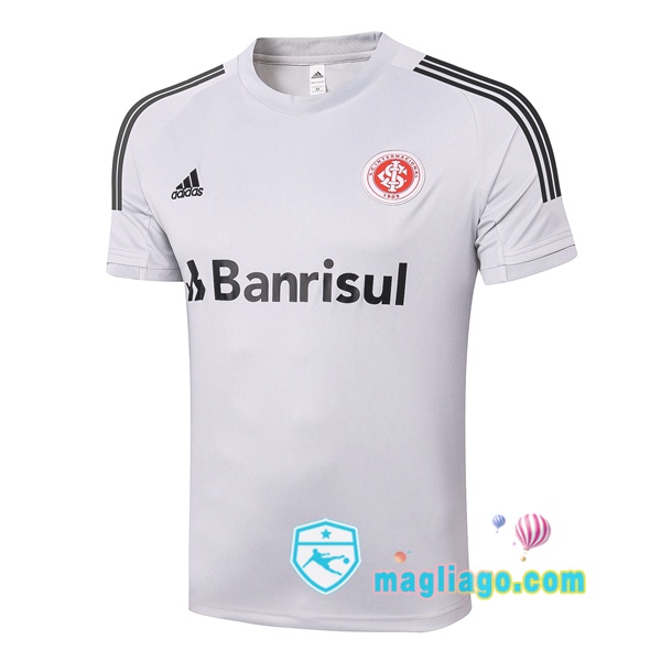 Magliago - Passione Maglie Thai Affidabili Basso Costo Online Shop | Maglie Allenamento SC Internacional Grigio Chiaro 2020/2021