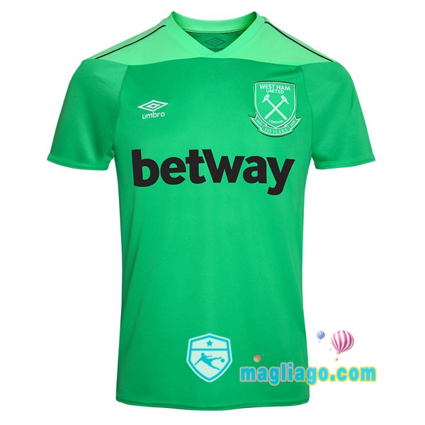 Magliago - Passione Maglie Thai Affidabili Basso Costo Online Shop | Maglia West Ham Uomo Portiere Verde 2020/2021