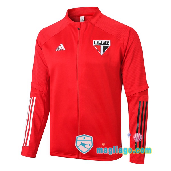Magliago - Passione Maglie Thai Affidabili Basso Costo Online Shop | Giacca Calcio Sao Paulo FC Rosso 2020/2021