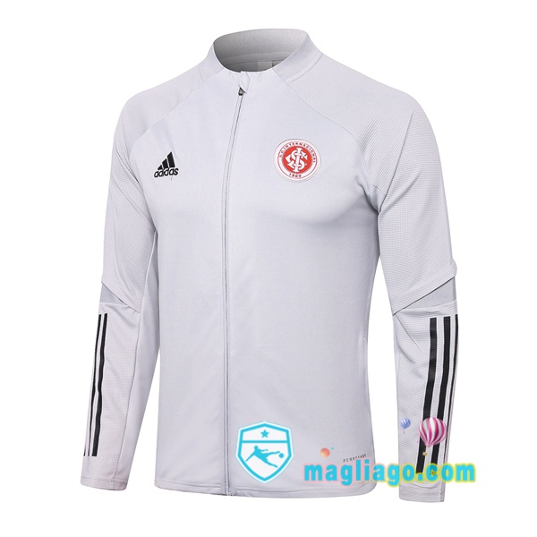 Magliago - Passione Maglie Thai Affidabili Basso Costo Online Shop | Giacca Calcio SC Internacional Grigio 2020/2021