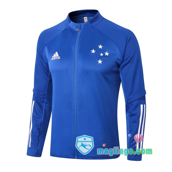 Magliago - Passione Maglie Thai Affidabili Basso Costo Online Shop | Giacca Calcio Cruzeiro EC Blu 2020/2021