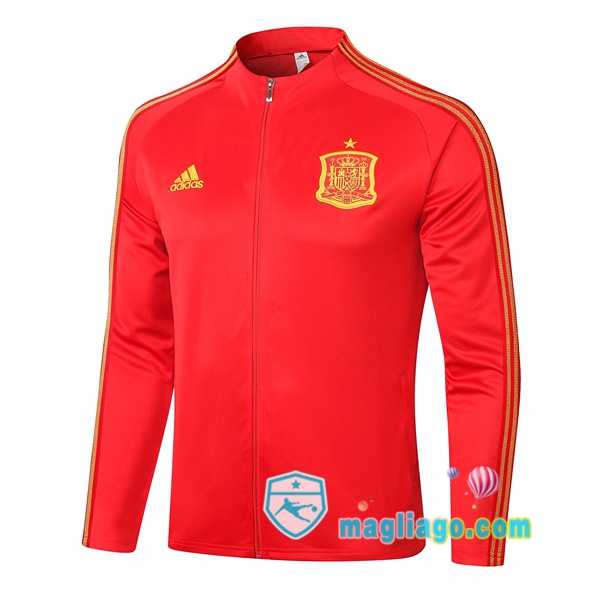 Magliago - Passione Maglie Thai Affidabili Basso Costo Online Shop | Giacca Calcio Spagna Rosso 2020/2021