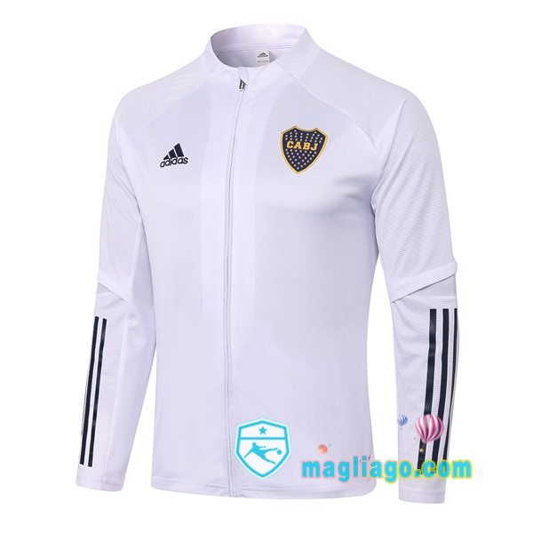 Magliago - Passione Maglie Thai Affidabili Basso Costo Online Shop | Giacca Calcio Boca Juniors Bianco 2020/2021