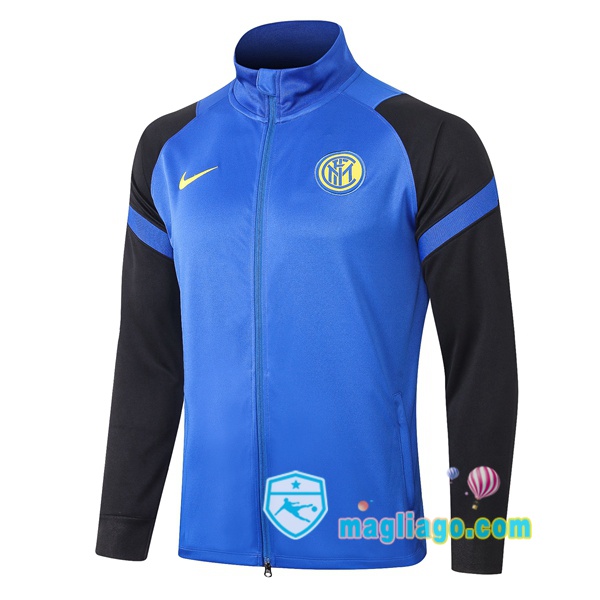Magliago - Passione Maglie Thai Affidabili Basso Costo Online Shop | Giacca Calcio Inter Milan Blu Nero 2020/2021