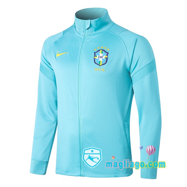 Magliago - Passione Maglie Thai Affidabili Basso Costo Online Shop | Giacca Calcio Brasile Blu 2020/2021