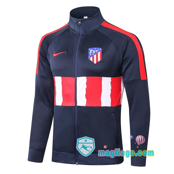 Magliago - Passione Maglie Thai Affidabili Basso Costo Online Shop | Giacca Calcio Atletico Madrid Blu Royal Rosso 2020/2021