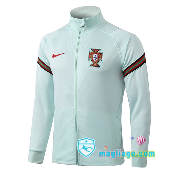 Magliago - Passione Maglie Thai Affidabili Basso Costo Online Shop | Giacca Calcio Portogallo Verde Chiaro 2020/2021