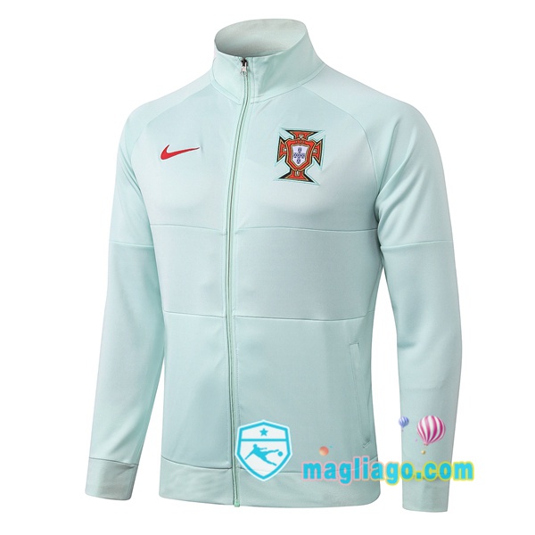 Magliago - Passione Maglie Thai Affidabili Basso Costo Online Shop | Giacca Calcio Portogallo Verde Chiaro 2020/2021