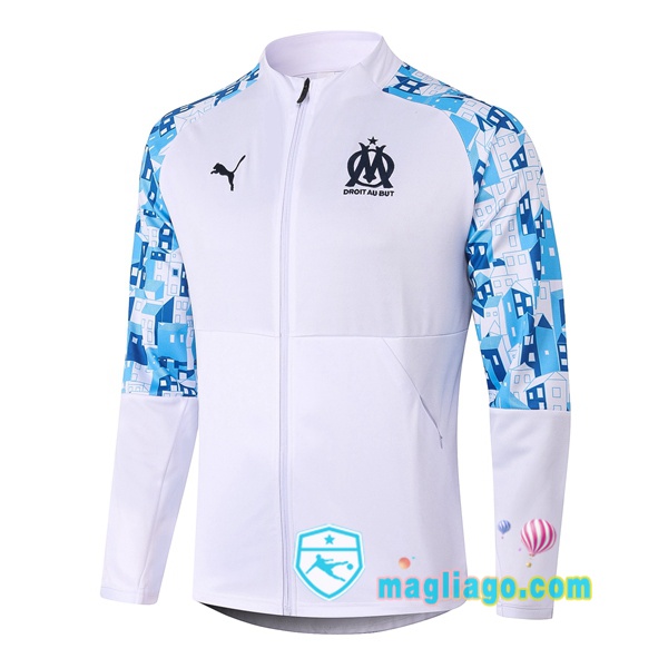 Magliago - Passione Maglie Thai Affidabili Basso Costo Online Shop | Giacca Calcio Marsiglia OM Bianco 2020/2021