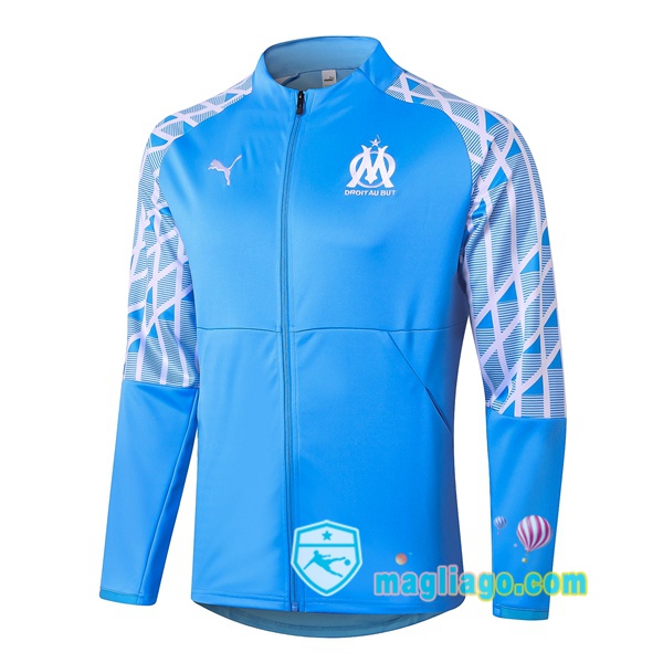 Magliago - Passione Maglie Thai Affidabili Basso Costo Online Shop | Giacca Calcio Marsiglia OM Blu 2020/2021