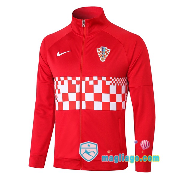 Giacca Calcio Croazia Rosso 2020/2021