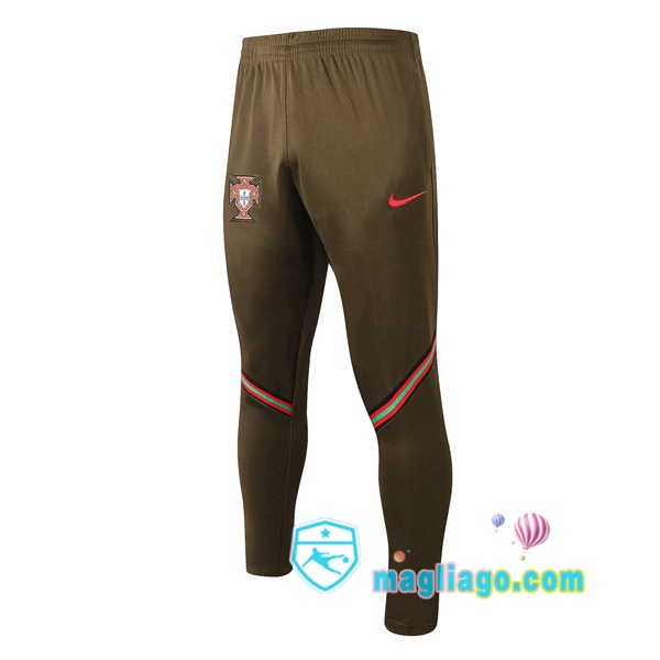 Magliago - Passione Maglie Thai Affidabili Basso Costo Online Shop | Pantaloni Da Allenamento Portogallo Marrone 2020/2021