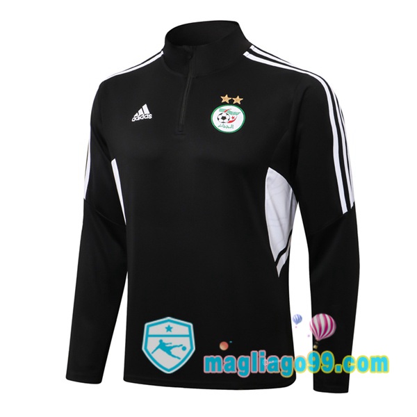 Magliago - Passione Maglie Thai Affidabili Basso Costo Online Shop | Felpe Allenamento Algerie Nero 2021/2022
