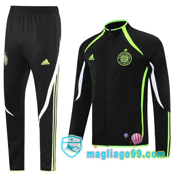 Magliago - Passione Maglie Thai Affidabili Basso Costo Online Shop | Giacca Da Allenamento Celtic FC Nero 2021/2022
