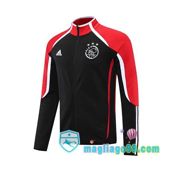 Magliago - Passione Maglie Thai Affidabili Basso Costo Online Shop | Giacca Calcio AFC Ajax Nero 2021/2022
