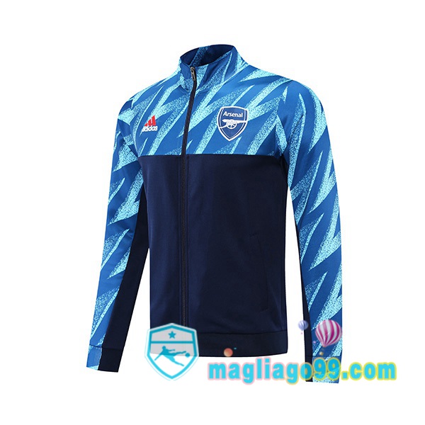 Magliago - Passione Maglie Thai Affidabili Basso Costo Online Shop | Giacca Calcio Arsenal Blu 2021/2022