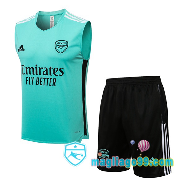 Magliago - Passione Maglie Thai Affidabili Basso Costo Online Shop | Gilet Calcio Arsenal + Shorts Verde 2021/2022
