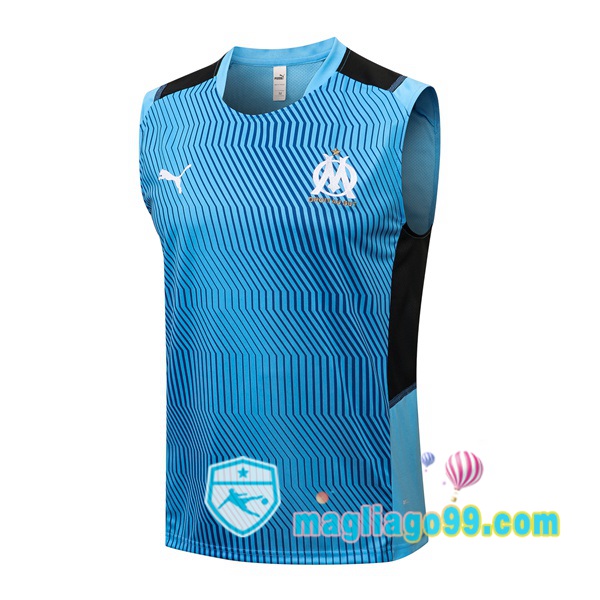 Magliago - Passione Maglie Thai Affidabili Basso Costo Online Shop | Gilet Calcio Marsiglia OM Blu 2021/2022