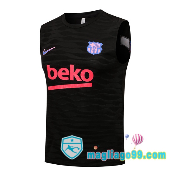 Magliago - Passione Maglie Thai Affidabili Basso Costo Online Shop | Gilet Calcio FC Barcellona Nero 2021/2022