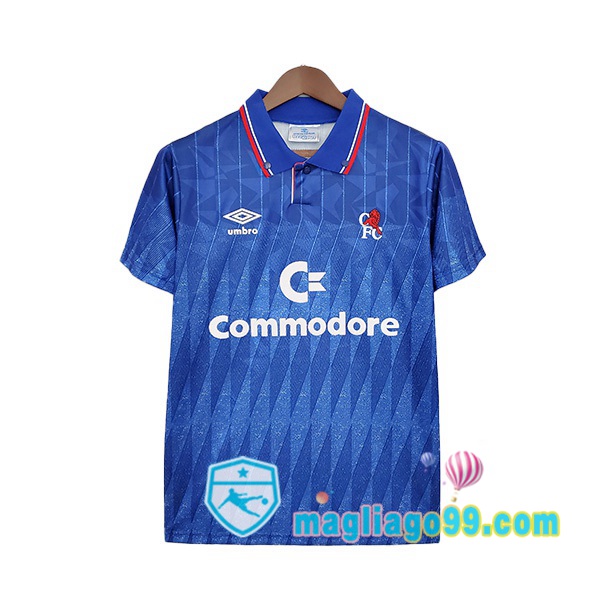 Magliago - Passione Maglie Thai Affidabili Basso Costo Online Shop | 1989-1991 FC Chelsea Retro Prima Maglia Storica Blu