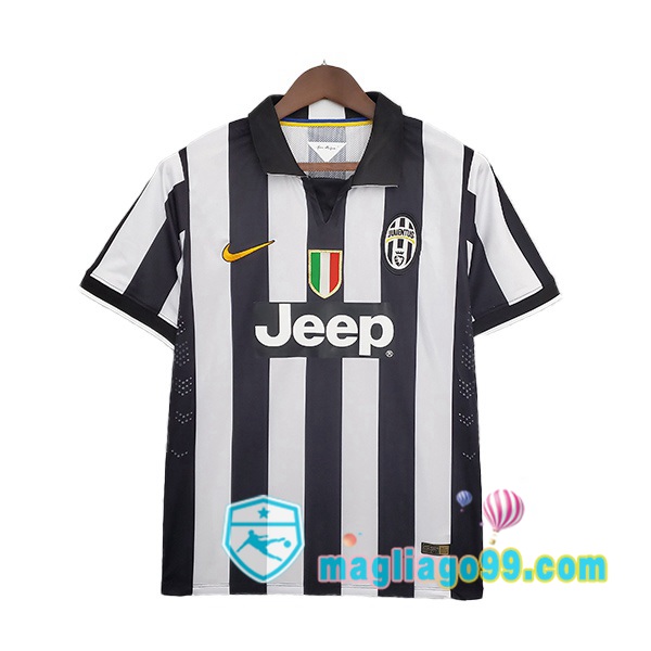 Magliago - Passione Maglie Thai Affidabili Basso Costo Online Shop | 2014-2015 Juventus Retro Prima Maglia Storica Bianco Nero