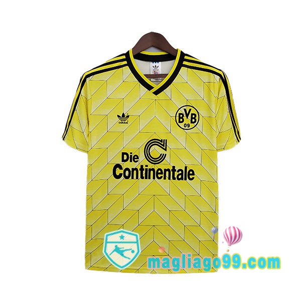 Magliago - Passione Maglie Thai Affidabili Basso Costo Online Shop | 1998 Dortmund BVB Retro Prima Maglia Storica Giallo