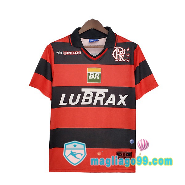 Magliago - Passione Maglie Thai Affidabili Basso Costo Online Shop | 1999 Flamengo Retro Prima Maglia Storica Rosso Nero