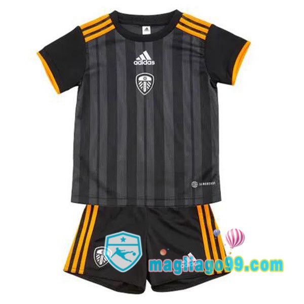 Magliago - Passione Maglie Thai Affidabili Basso Costo Online Shop | Maglia Leeds United Bambino Terza Nero 2022/2023