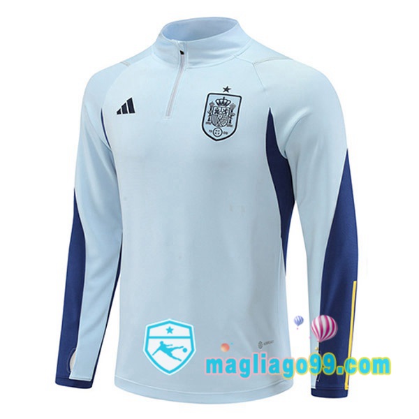 Magliago - Passione Maglie Thai Affidabili Basso Costo Online Shop | Felpe Allenamento Spagna Blu 2022/2023