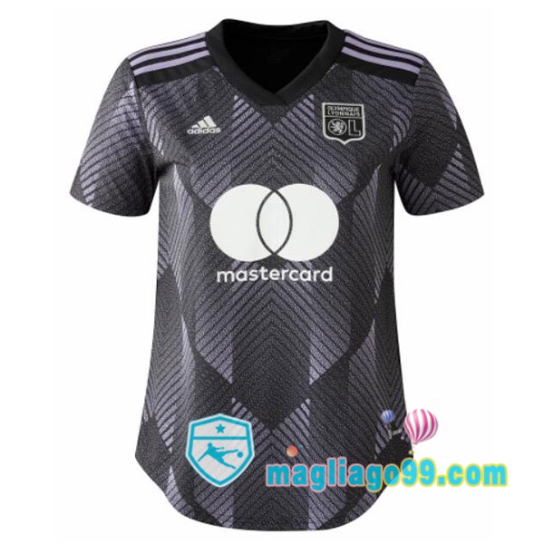Magliago - Passione Maglie Thai Affidabili Basso Costo Online Shop | Maglia Lyon OL Donna Terza Nero 2022/2023
