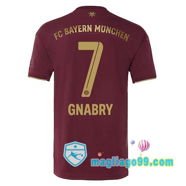 Magliago - Passione Maglie Thai Affidabili Basso Costo Online Shop | Maglia Bayern Monaco (Gnabry 7) Edition speciale Rosso 2022/2023