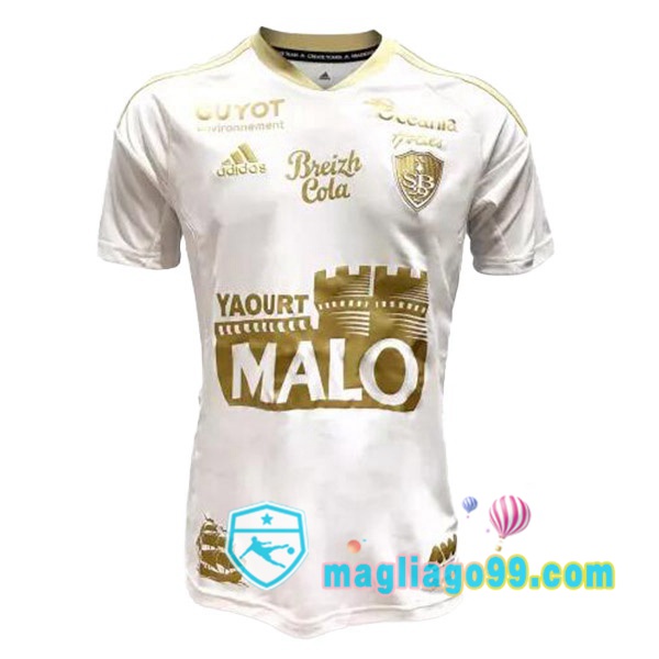 Magliago - Passione Maglie Thai Affidabili Basso Costo Online Shop | Maglia Stade Brestois Seconda Bianco 2022/2023