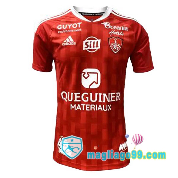 Magliago - Passione Maglie Thai Affidabili Basso Costo Online Shop | Maglia Stade Brestois Prima Rosso 2022/2023