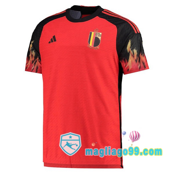 Magliago - Passione Maglie Thai Affidabili Basso Costo Online Shop | Nazionale Maglia Calcio Belgio Prima Rosso 2022/2023