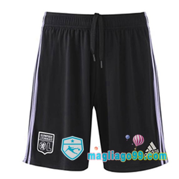 Magliago - Passione Maglie Thai Affidabili Basso Costo Online Shop | Pantalonici Da Calcio Lyon OL Terza Nero 2022/2023