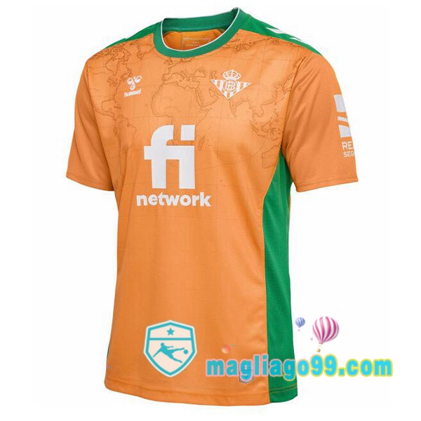Magliago - Passione Maglie Thai Affidabili Basso Costo Online Shop | Maglia Real Betis Terza Arancione 2022/2023