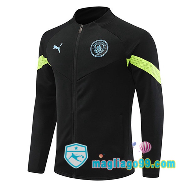 Magliago - Passione Maglie Thai Affidabili Basso Costo Online Shop | Giacca Da Allenamento Manchester City Nero 2022/2023