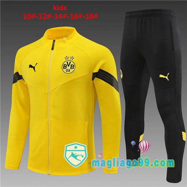 Magliago - Passione Maglie Thai Affidabili Basso Costo Online Shop | Giacca Da Allenamento Dortmund BVB Bambino Giallo 2022/2023