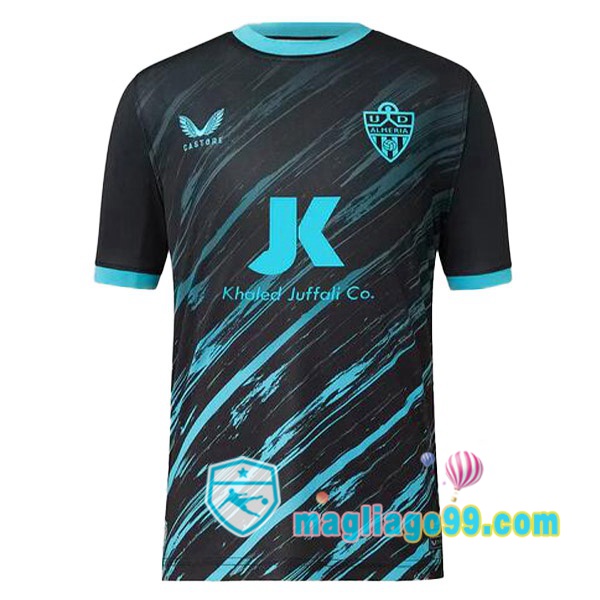 Magliago - Passione Maglie Thai Affidabili Basso Costo Online Shop | Maglia UD Almeria Seconda Nero Blu 2022/2023