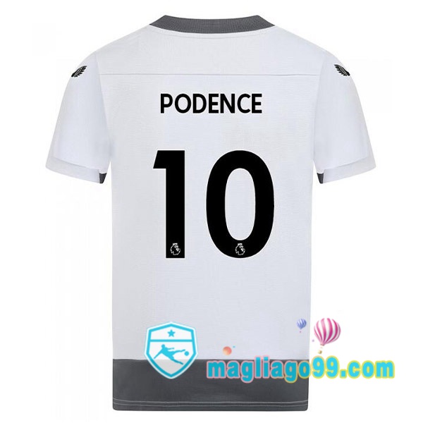 Magliago - Passione Maglie Thai Affidabili Basso Costo Online Shop | Maglia Wolves (PODENCE 10) Terza Bianco Grigio 2022/2023