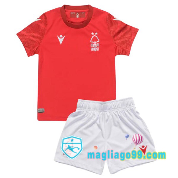 Magliago - Passione Maglie Thai Affidabili Basso Costo Online Shop | Maglia Nottingham Forest Bambino Prima Rosso 2022/2023