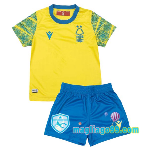 Magliago - Passione Maglie Thai Affidabili Basso Costo Online Shop | Maglia Nottingham Forest Bambino Seconda Giallo 2022/2023