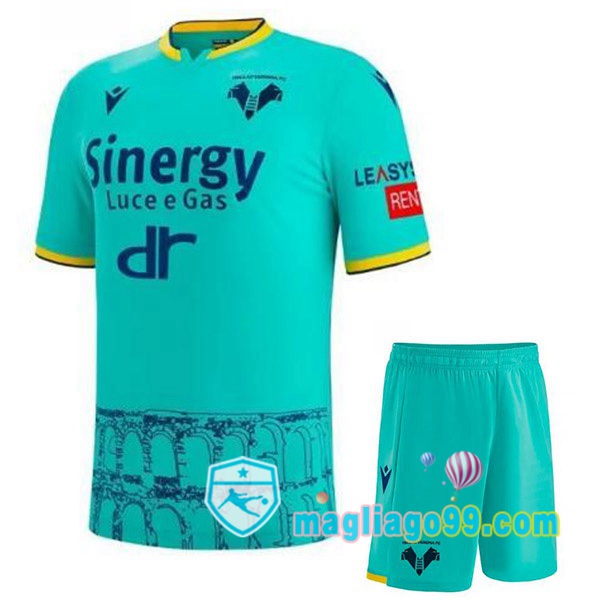 Magliago - Passione Maglie Thai Affidabili Basso Costo Online Shop | Maglia Hellas Verona Bambino Terza Verde 2022/2023