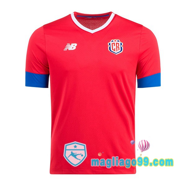 Magliago - Passione Maglie Thai Affidabili Basso Costo Online Shop | Nazionale Maglia Calcio Costa Rica Prima Rosso 2022/2023