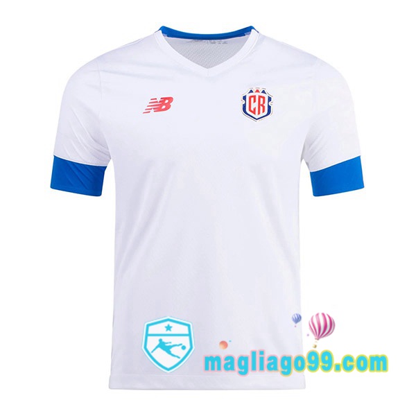 Magliago - Passione Maglie Thai Affidabili Basso Costo Online Shop | Nazionale Maglia Calcio Costa Rica Seconda Bianco 2022/2023