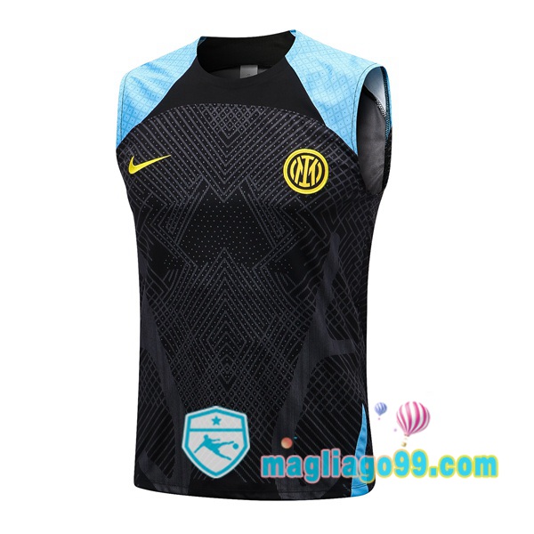 Magliago - Passione Maglie Thai Affidabili Basso Costo Online Shop | Gilet Calcio Inter Milan Nero 2022/2023